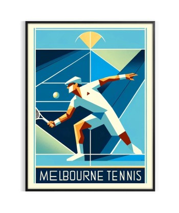 Melbourne Tennis 4 Poster l'évolution des habitudes 