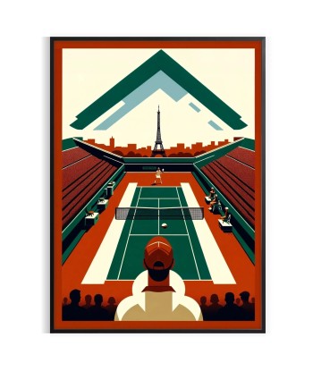 Paris Tennis 6 Poster 2024