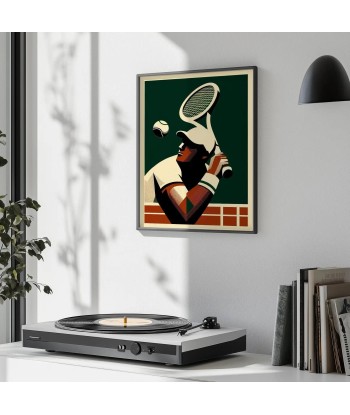 Tennis Player 1 Poster la livraison gratuite