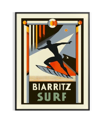 Biarritz Surf Poster Dans la société mordern