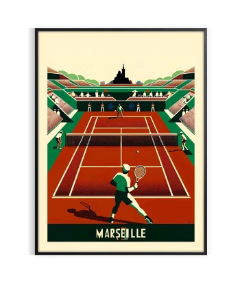 Marseille Tennis Poster votre