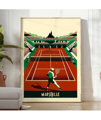 Marseille Tennis Poster votre