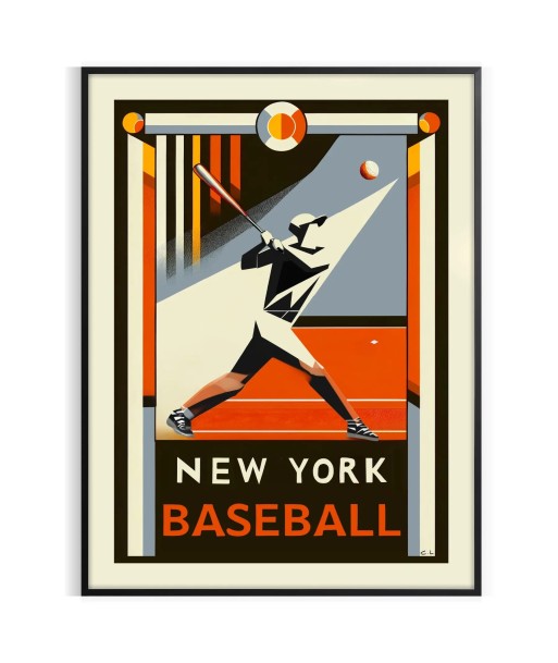 New York Baseball Poster 4 chez Cornerstreet bien 