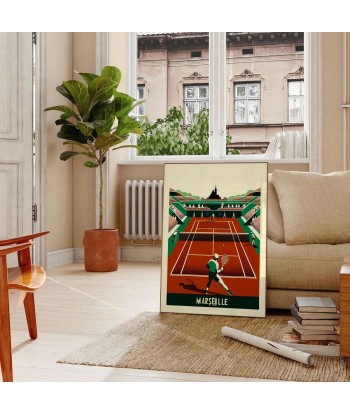 Marseille Tennis Poster votre