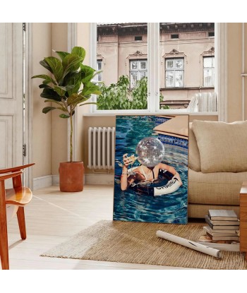 Swimming Pool Star Trendy Wall Print Paris Déstockage Promo