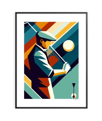 Affiche Golf Poster Vintage le des métaux précieux