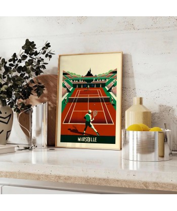 Marseille Tennis Poster votre