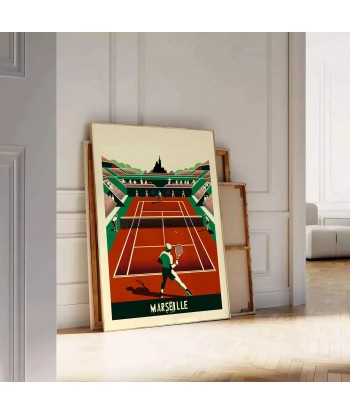 Marseille Tennis Poster votre