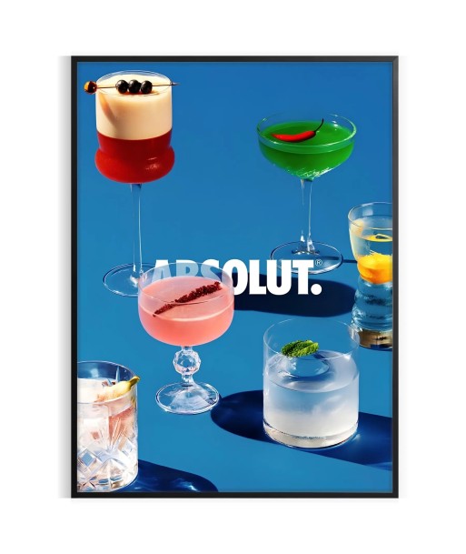 Absolut Cocktail Art Print sur le site 