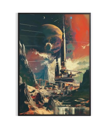 Affiche Peintureaffiche Bâtiment Futurisme Poster ouvre sa boutique