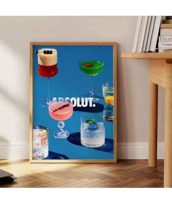 Absolut Cocktail Art Print sur le site 