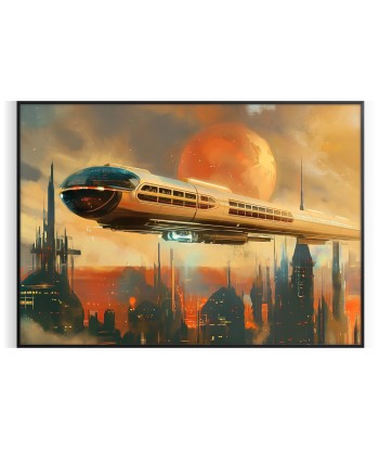 Futurisme Voyage Affiche Peinture Affiche 1 Livraison rapide