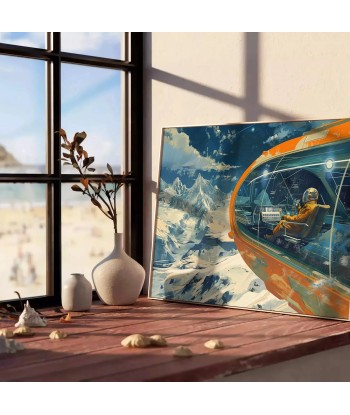 Futurisme Voyage Affiche Peinture Affiche destockage