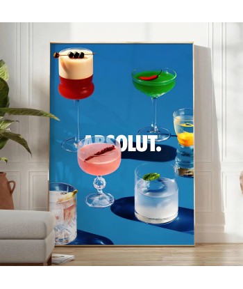 Absolut Cocktail Art Print sur le site 