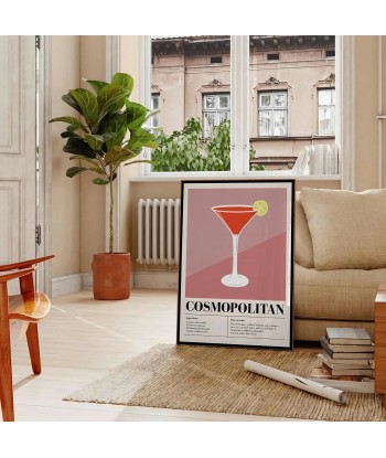 Cosmopolitan Cocktail Wall Art 1 À commander