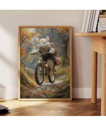 Affiche Animale Souris Vélo vente chaude votre 