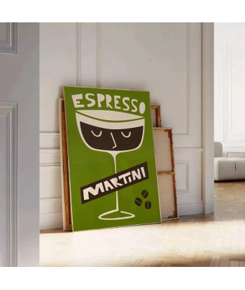 Espresso Martini Cocktail Wall Print en stock