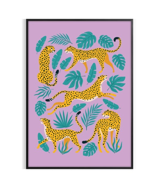 Affiche Faune Guépard Par le système avancé 