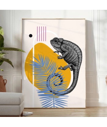 Caméléon Animal Poster Fin de série