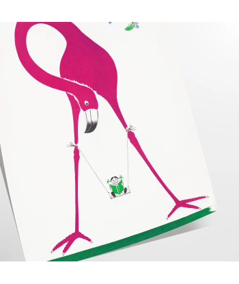 Affiche Faune Flamant Rose le concept de la Pate a emporter 