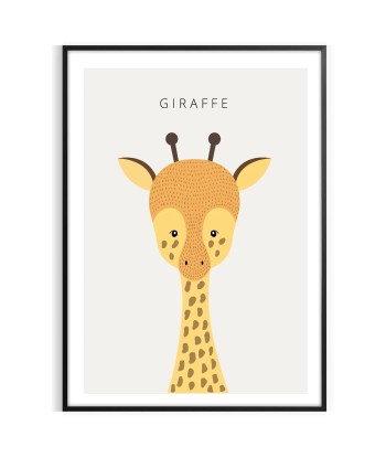 Affiche Animal Girafe Découvrez la collection