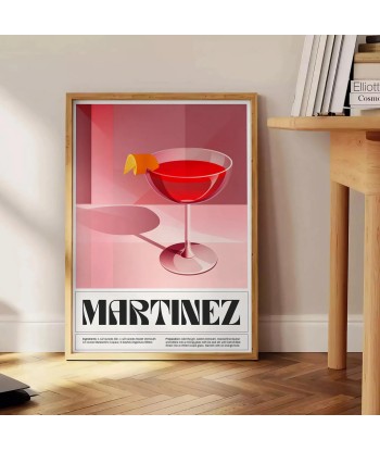 Martinez Cocktail Poster solde