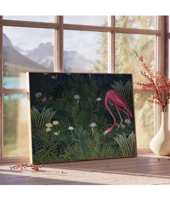 Affiche Animal Flamant Rose JUSQU'A -70%! 