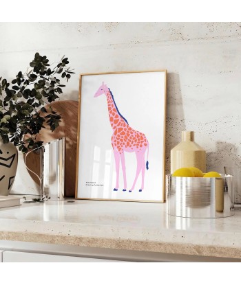 Affiche Faune Girafe Economisez 