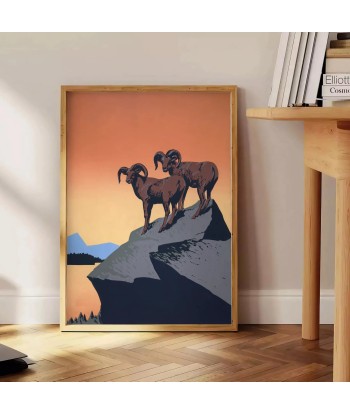 Bouquetin Animal Poster Venez découvrir notre 