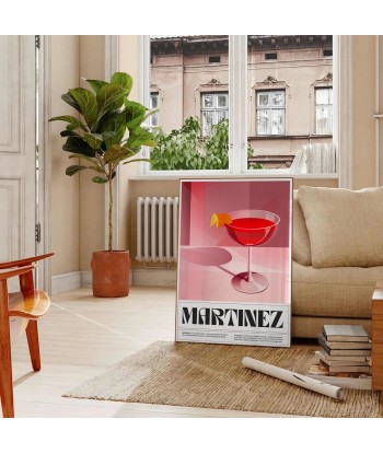 Martinez Cocktail Poster solde