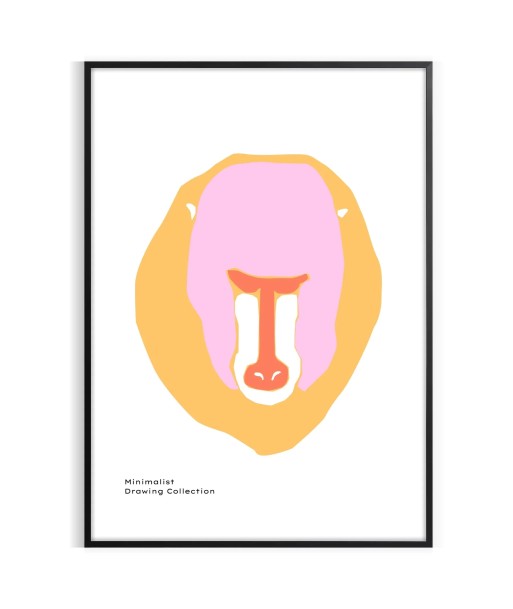 Singe Animal Poster en linge