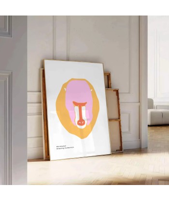 Singe Animal Poster en linge