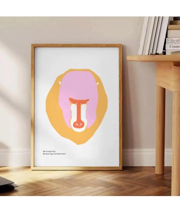 Singe Animal Poster en linge