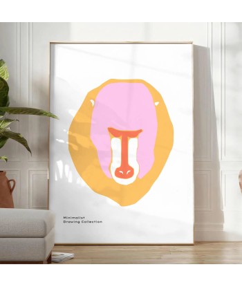 Singe Animal Poster en linge