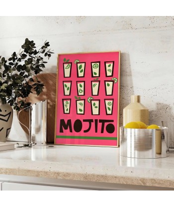 Mojito Cocktail Wall Print offre 