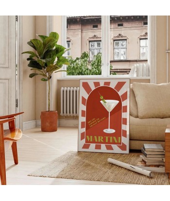 Martini Poster Cocktail Wall Print prix