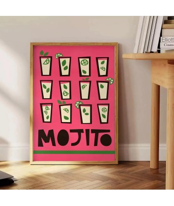 Mojito Cocktail Wall Print offre 