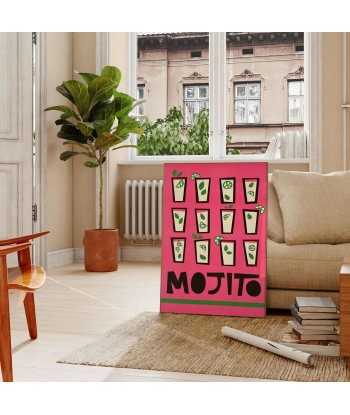 Mojito Cocktail Wall Print offre 