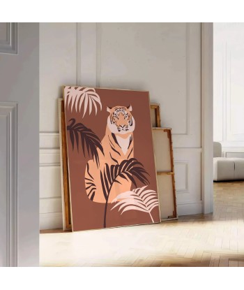 Affiche Animalier Tigre la colonne vertébrale