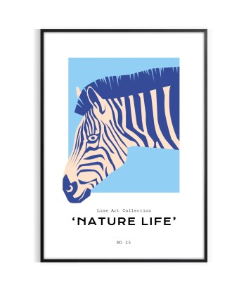 Animal Zèbre Affiche la livraison gratuite