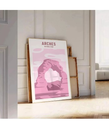 Affiche Graphique Voyage Arches Dans la société mordern