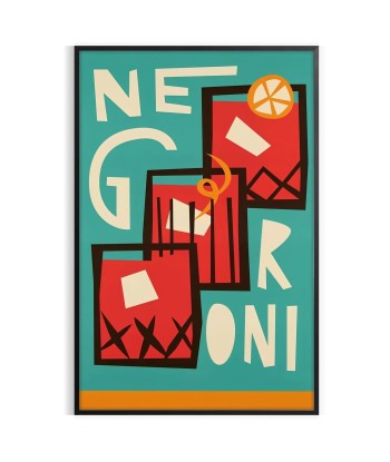 Negroni Cocktail Print Profitez des Offres !