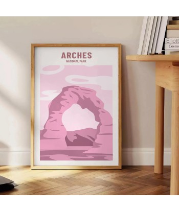 Affiche Graphique Voyage Arches Dans la société mordern