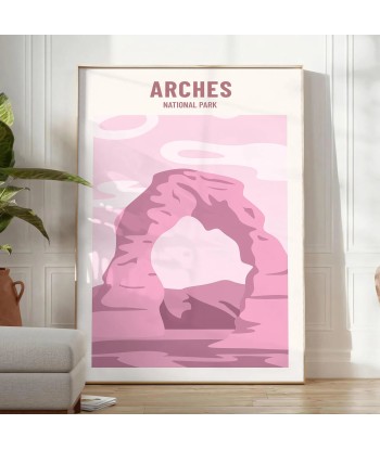 Affiche Graphique Voyage Arches Dans la société mordern