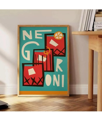 Negroni Cocktail Print Profitez des Offres !