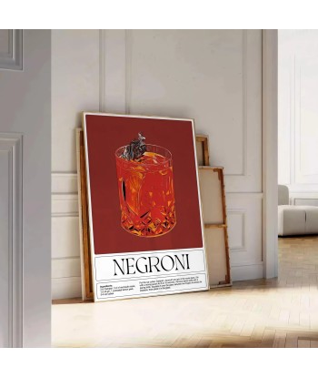 Negroni Cocktail Wall Art 2 - 3 jours ouvrés.