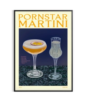 Pornstar Martini Cocktail Print le concept de la Pate a emporter 