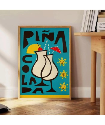 Pina Coloada Cocktail Print plus qu'un jeu 