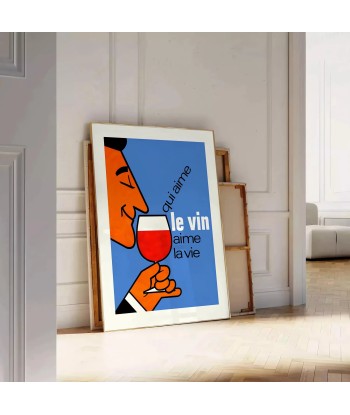 Qui Aime Le Vin La Vie Cocktail Wall Art d'Europe débarque