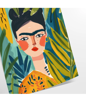 Affiche Graphique Femme Tropicale l'achat 